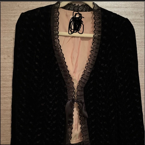 Black Velvet Dress Jacket ASO Lorelai Gilmore - Picture 4 of 9